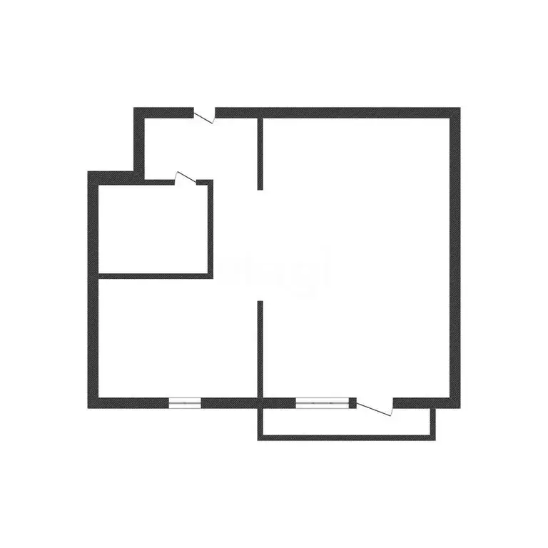 1-комнатная квартира: Курган, Станционная улица, 58 (28.1 м) - Фото 0