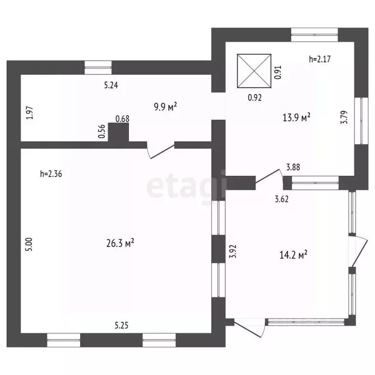 Дом в Забайкальский край, Чита Крестьянская ул., 72 (50 м) - Фото 2
