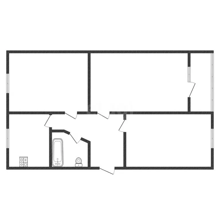 3-комнатная квартира: Черкесск, улица Умара Алиева, 20 (60 м) - Фото 2
