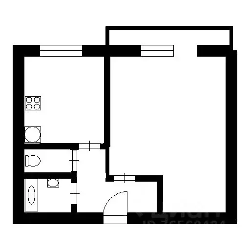 1-к кв. Свердловская область, Горноуральский пгт 27 (29.5 м) - Фото 2