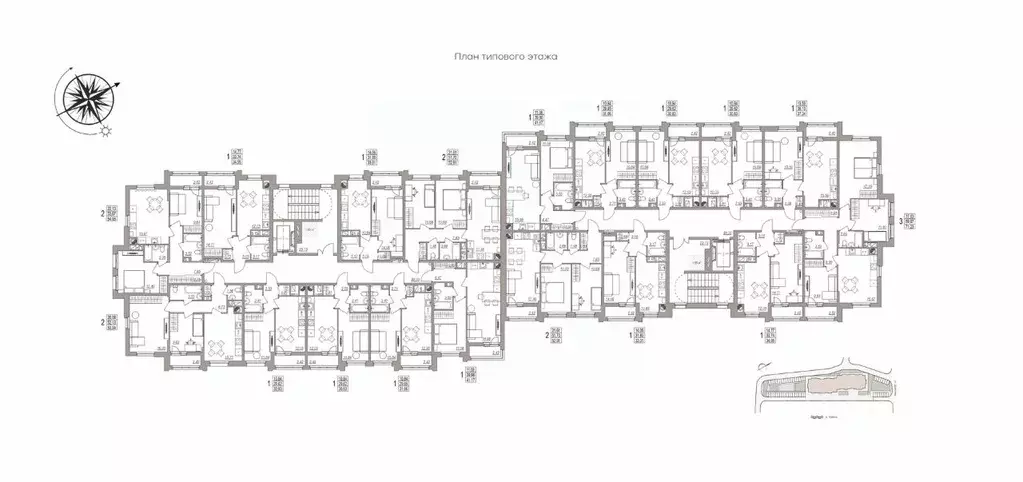 3-к кв. Волгоградская область, Волгоград ул. Дымченко, 9 (71.23 м) - Фото 2