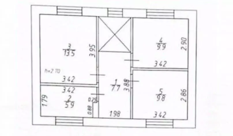 Дом в Татарстан, Высокогорское с/пос, д. Эстачи ул. Жемчужная (110 м) - Фото 2