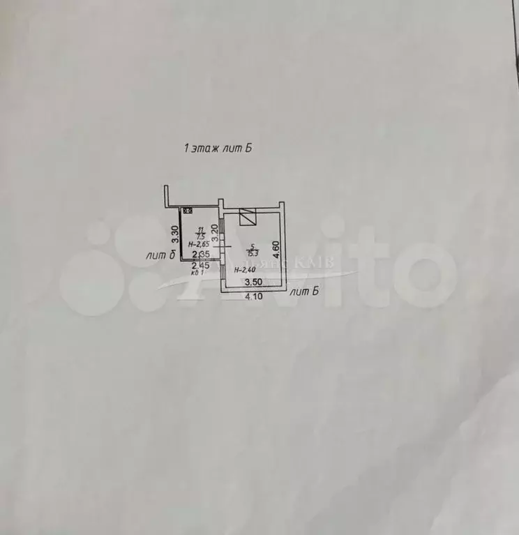 1-к. квартира, 22,8 м, 1/1 эт. - Фото 0