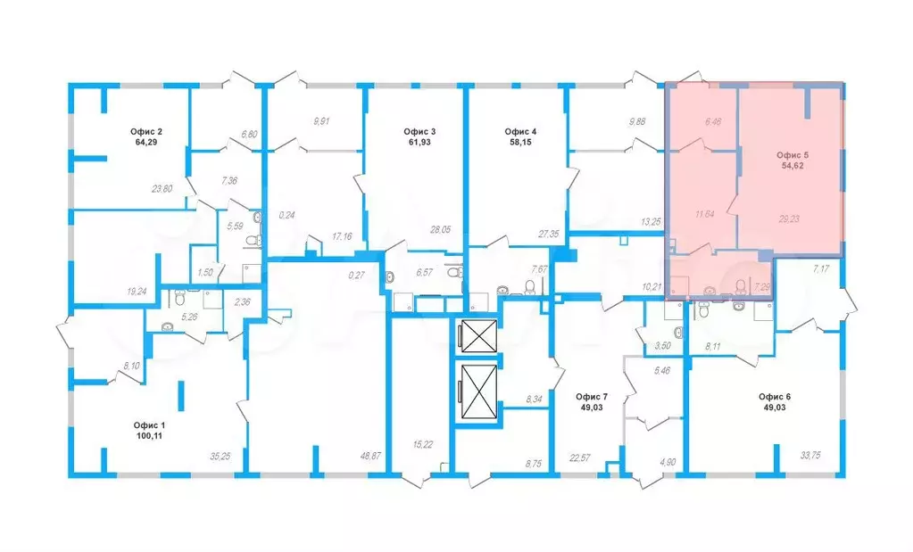 Продам помещение свободного назначения, 54.62 м - Фото 1