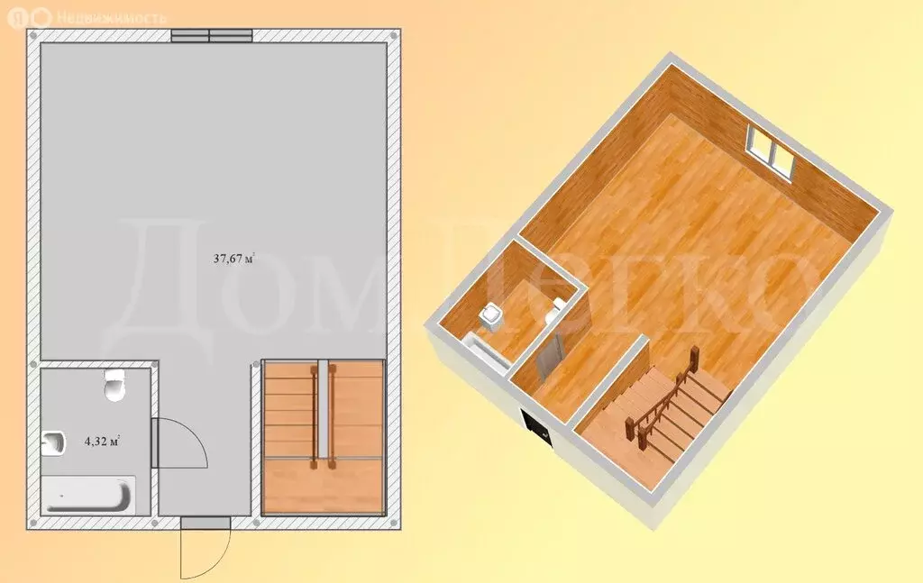 Дом в деревня Лехтуси, Центральная улица, 1А (80.3 м) - Фото 2