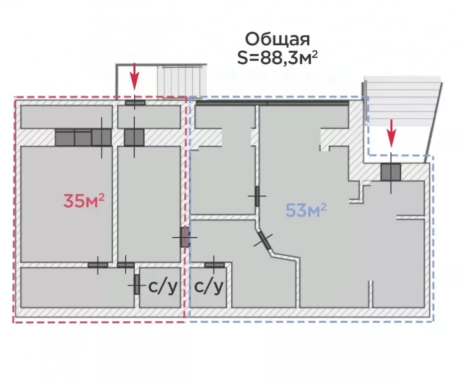 Офис в Тюменская область, Тюмень Северная ул., 3к3 (88 м) - Фото 1