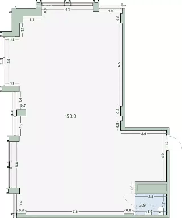 Офис (156.9 м) - Фото 1