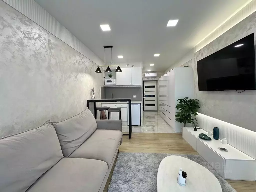 Студия Краснодарский край, Сочи Бытха мкр, ул. Ясногорская, 16/6к2 ... - Фото 1