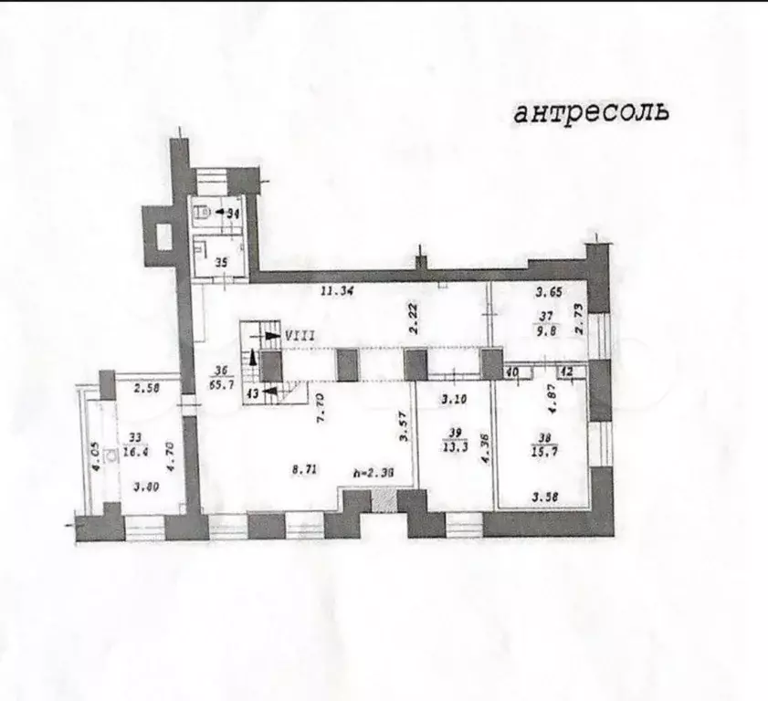 Офисный блок пр.Дзержинского, 126 м2, 2 этаж - без комиссии - Фото 1