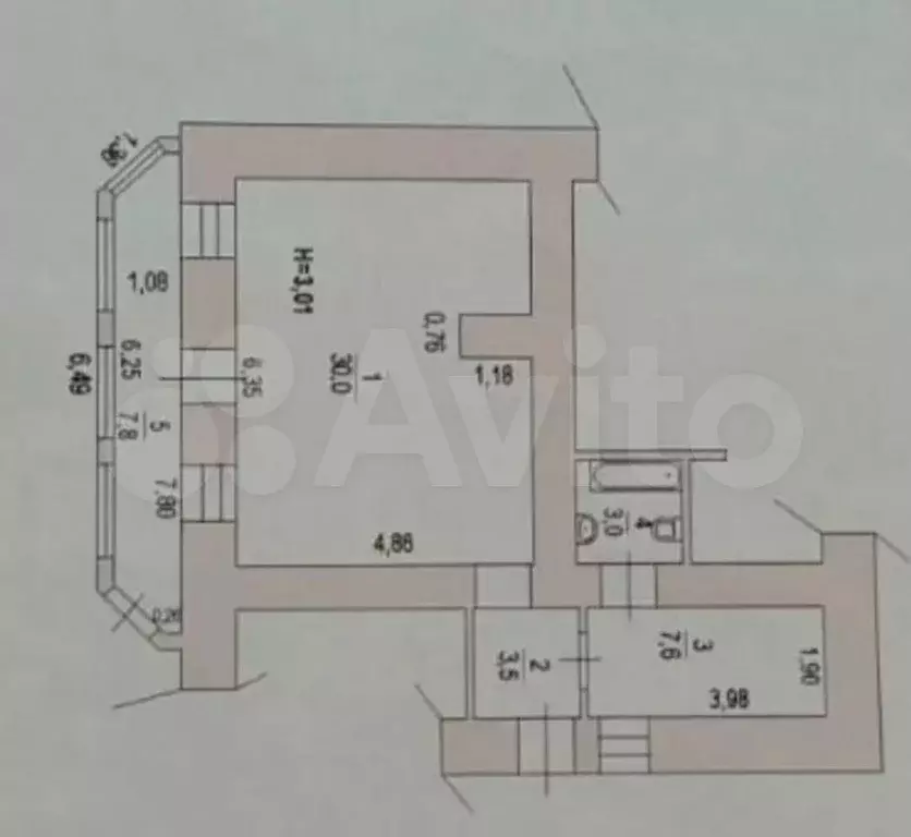 Продам помещение свободного назначения, 51.9 м - Фото 0