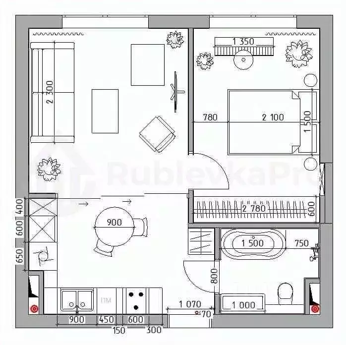 2-к кв. Москва ул. Народного Ополчения, 15К1 (43.1 м) - Фото 2