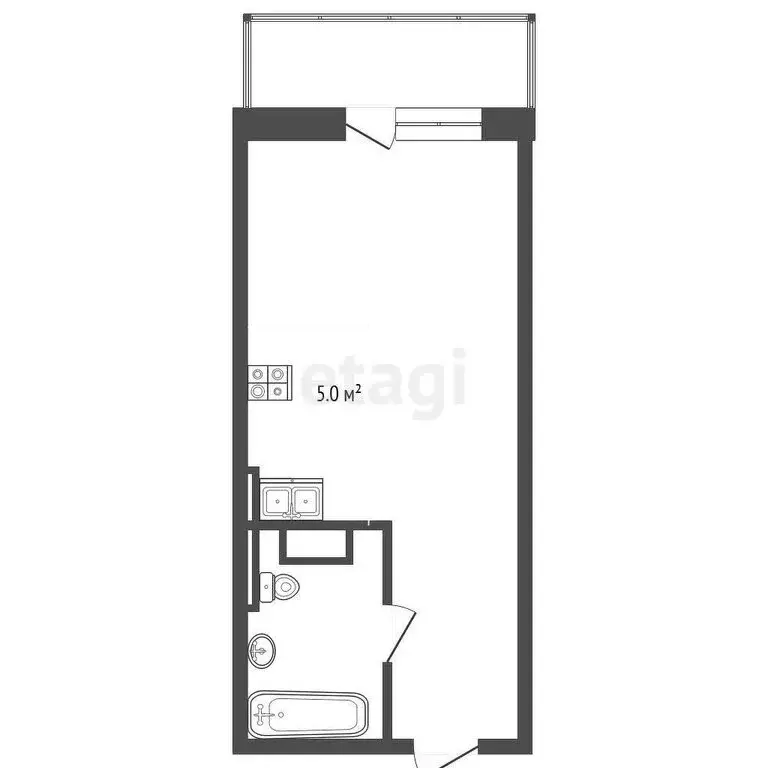 Квартира-студия: деревня Дударева, улица Сергея Джанбровского, 17к1 ... - Фото 1