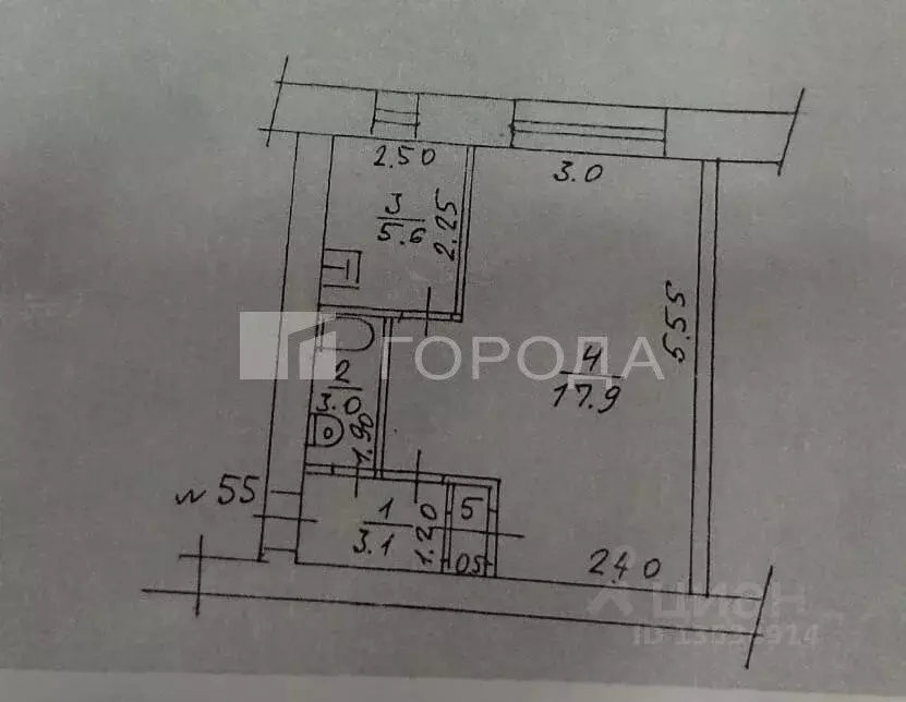 1-к кв. Алтайский край, Барнаул Социалистический просп., 118 (30.0 м) - Фото 2