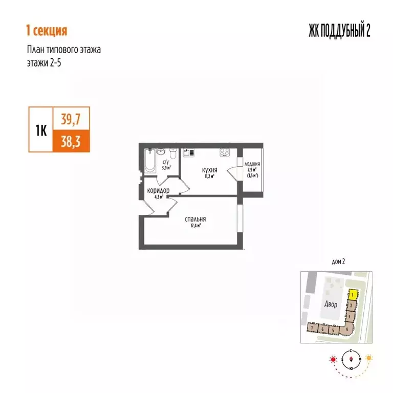 1-к кв. Самарская область, Волжский район, Петра Дубрава городское ... - Фото 1