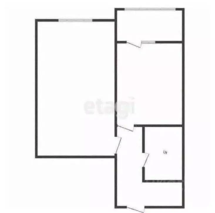 1-к кв. Курская область, Курск ул. Энгельса, 115/5 (41.98 м) - Фото 2