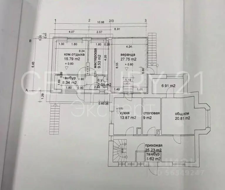 Дом в Калининградская область, Калининград Закавказская ул., 12 (316 ... - Фото 2