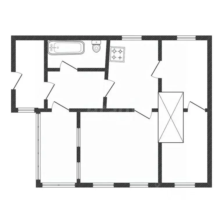 Дом в Белгородская область, Вейделевский район, с. Клименки ул. ... - Фото 2