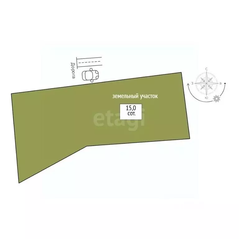 Участок в Свердловская область, Горноуральский муниципальный округ, с. ... - Фото 1