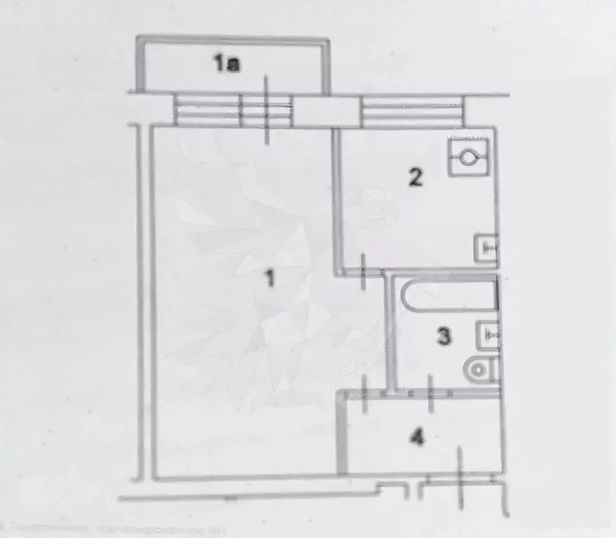 1-к кв. Москва Сеславинская ул., 32 (29.4 м) - Фото 2