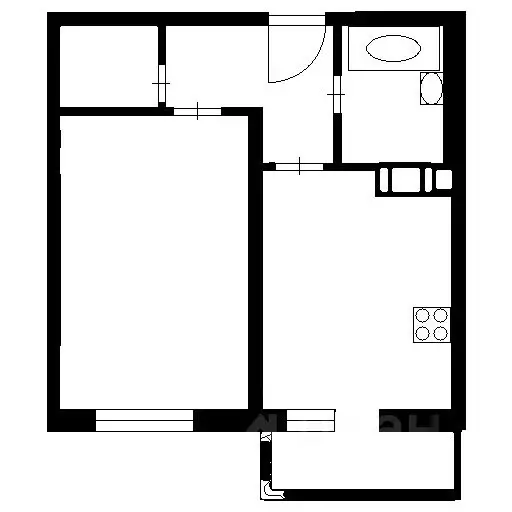 1-к кв. Ленинградская область, Мурино Всеволожский район, бул. ... - Фото 2