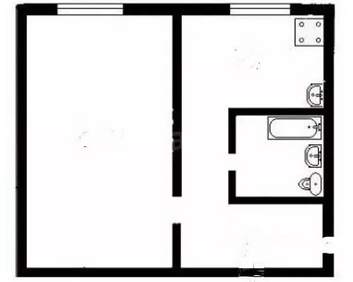 1-к кв. Тульская область, Тула городской округ, пос. Иншинский 11 ... - Фото 2