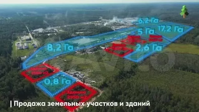 Промышленная зона лесное, 50га, жд, 16.000м2 - Фото 1