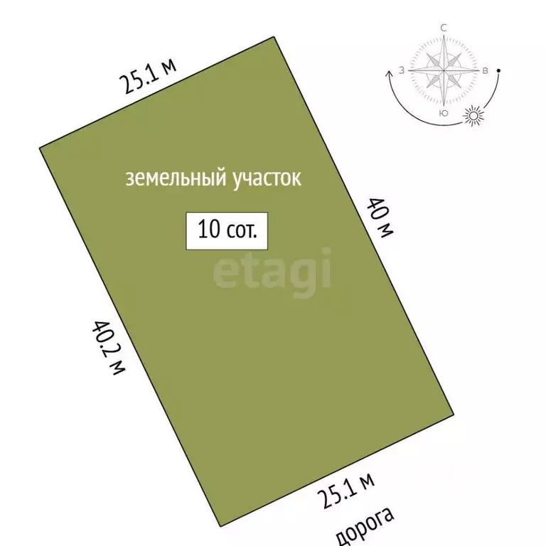 Участок в Тюменская область, Нижнетавдинский муниципальный округ, ... - Фото 2