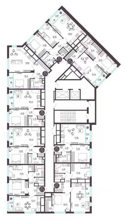 2-к кв. Рязанская область, Рязань Московское ш. (53.13 м) - Фото 1