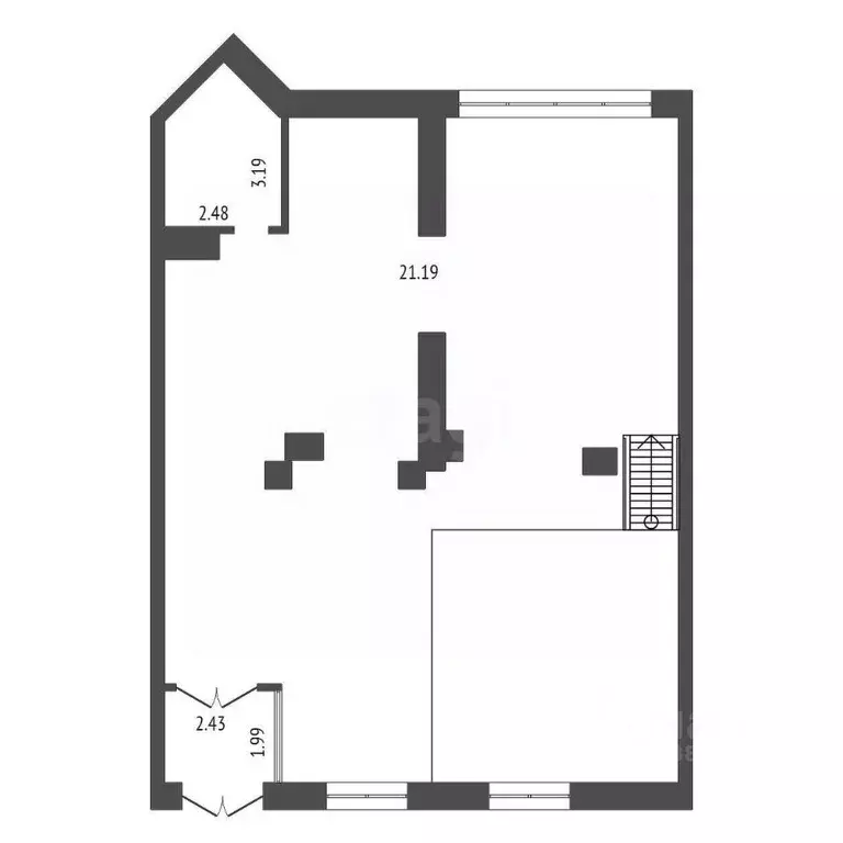 Помещение свободного назначения в Красноярский край, Красноярск ул. ... - Фото 2