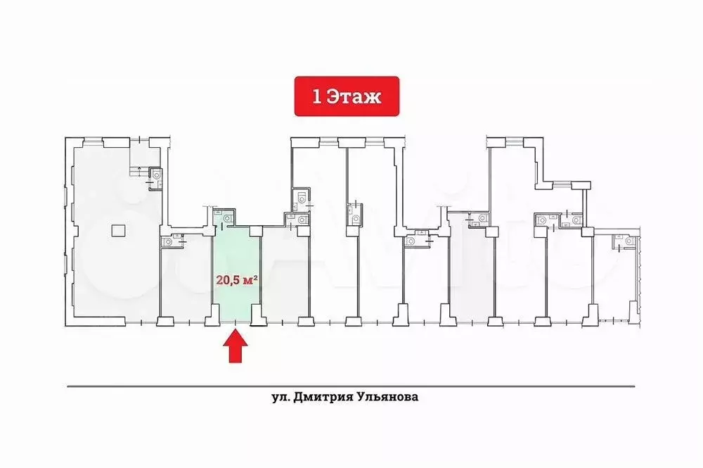 Продажа ПСН габ 20.5 м2, м. Академическая в юао - Фото 0