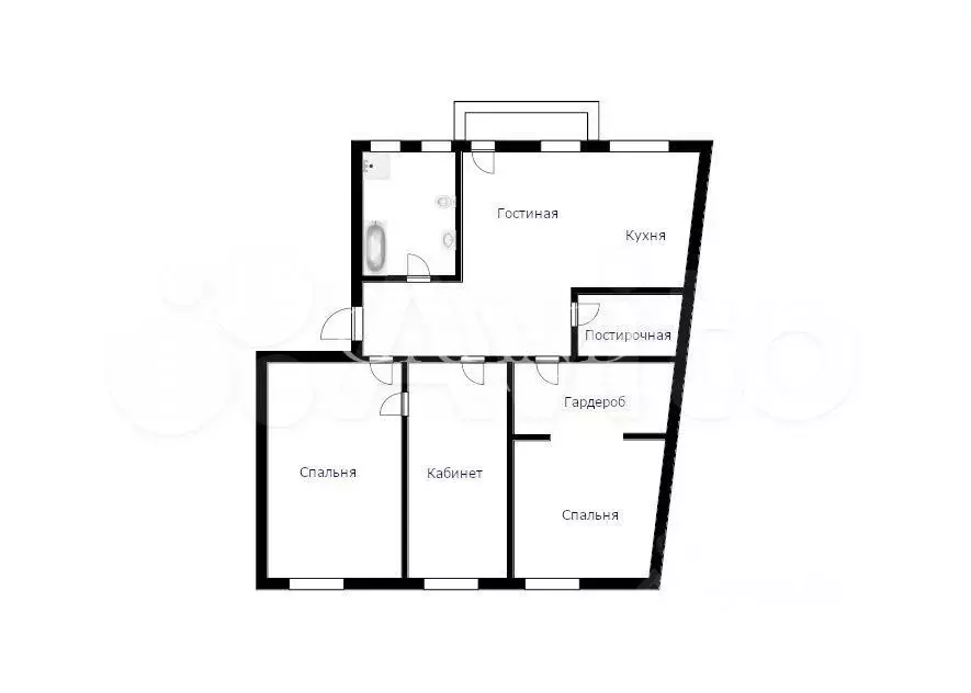 3-к. квартира, 93 м, 5/8 эт. - Фото 0