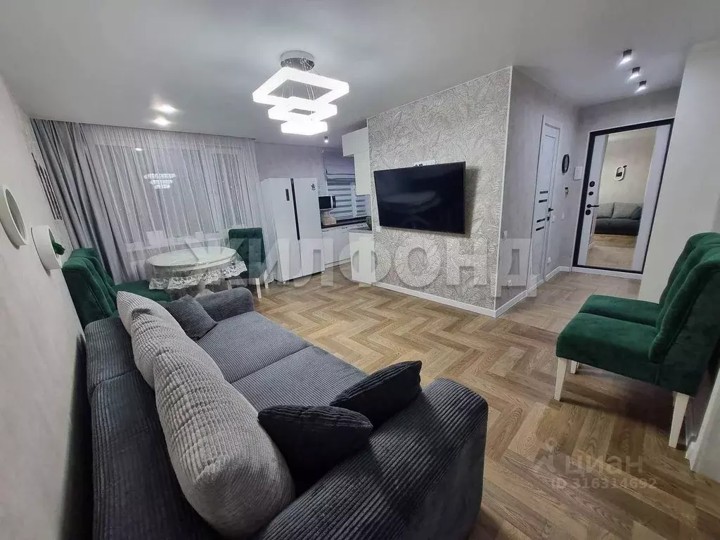 3-к кв. Ханты-Мансийский АО, Нефтеюганск 13-й мкр,  (58.0 м) - Фото 1