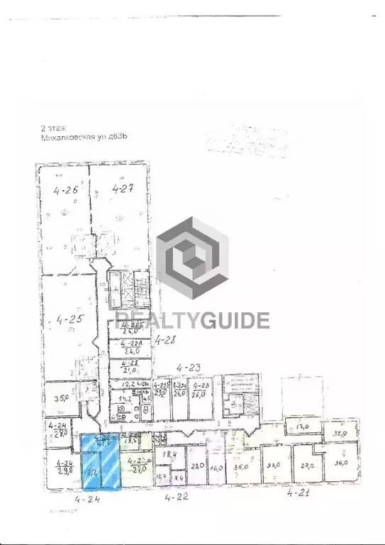 Офис в Москва Михалковская ул., 63БС4 (80 м) - Фото 1