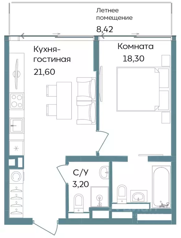 2-к кв. Крым, Саки ул. Морская (51.52 м) - Фото 0