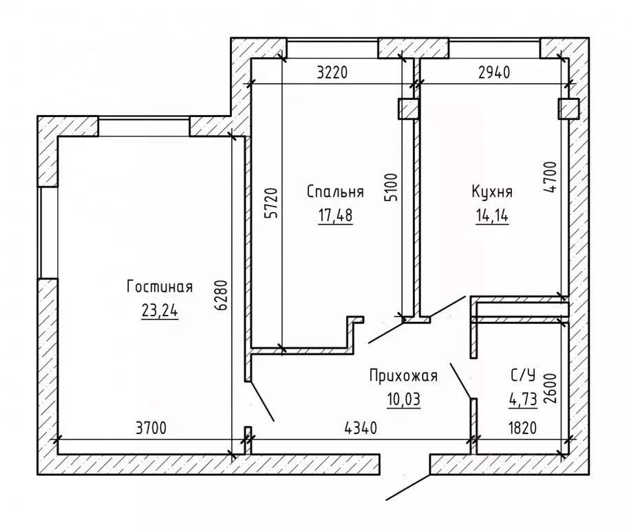 2-к кв. Кабардино-Балкария, Нальчик Московская ул., 14 (75.0 м) - Фото 2