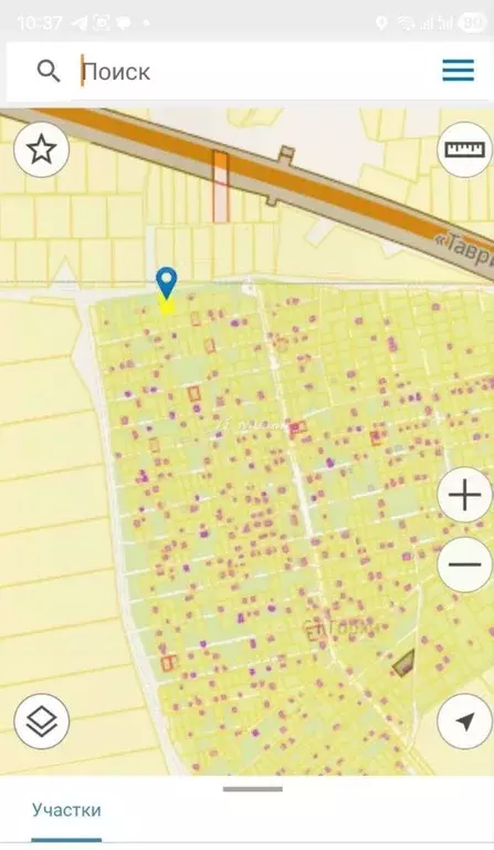 Участок в Крым, Симферопольский район, с. Трудовое, СТ Цветовод СНТ ... - Фото 1