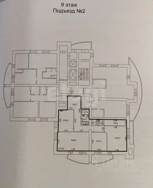 3-к кв. Пермский край, Пермь ул. Малкова, 24А (124.6 м) - Фото 2