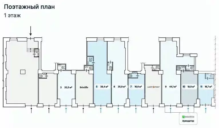 Торговая площадь в Москва ул. Дмитрия Ульянова, 10/1К1 (36 м) - Фото 2