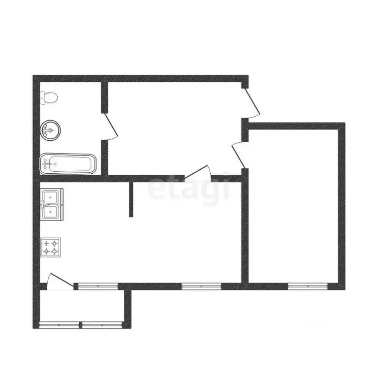 2-к кв. Иркутская область, Иркутск Угольный проезд, 68/3 (67.0 м) - Фото 1