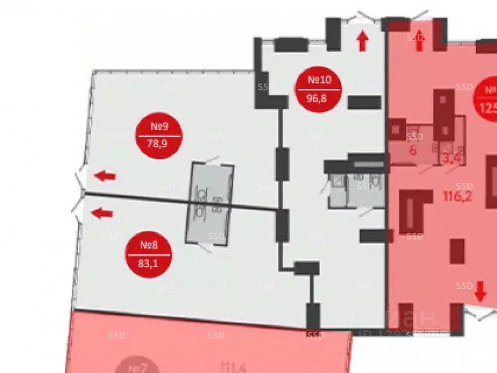 Торговая площадь в Москва ул. 1-я Ватутинская, 14к2 (83 м) - Фото 2