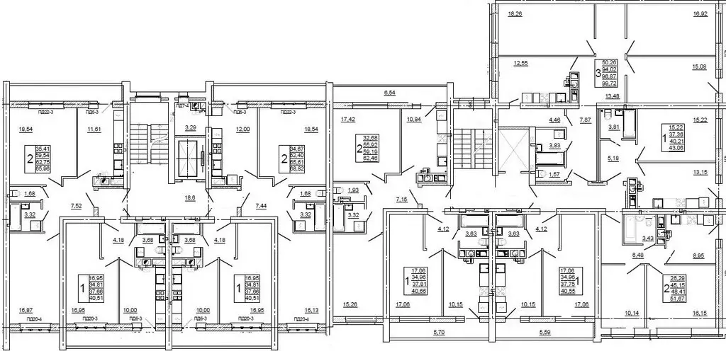 2-комнатная квартира: Смоленск, улица Крупской, 54Б (62.8 м) - Фото 2