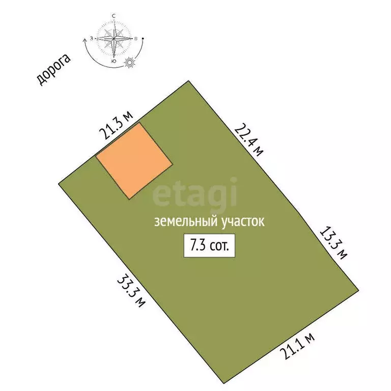 Дом в Ялуторовск, улица Свободы (27.9 м) - Фото 1