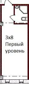 Офис в черновой отделке 36 м2, Апарт отель - Фото 0