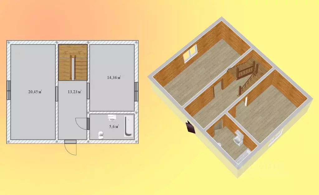 Дом в Ленинградская область, Кировский район, Мгинское городское ... - Фото 2