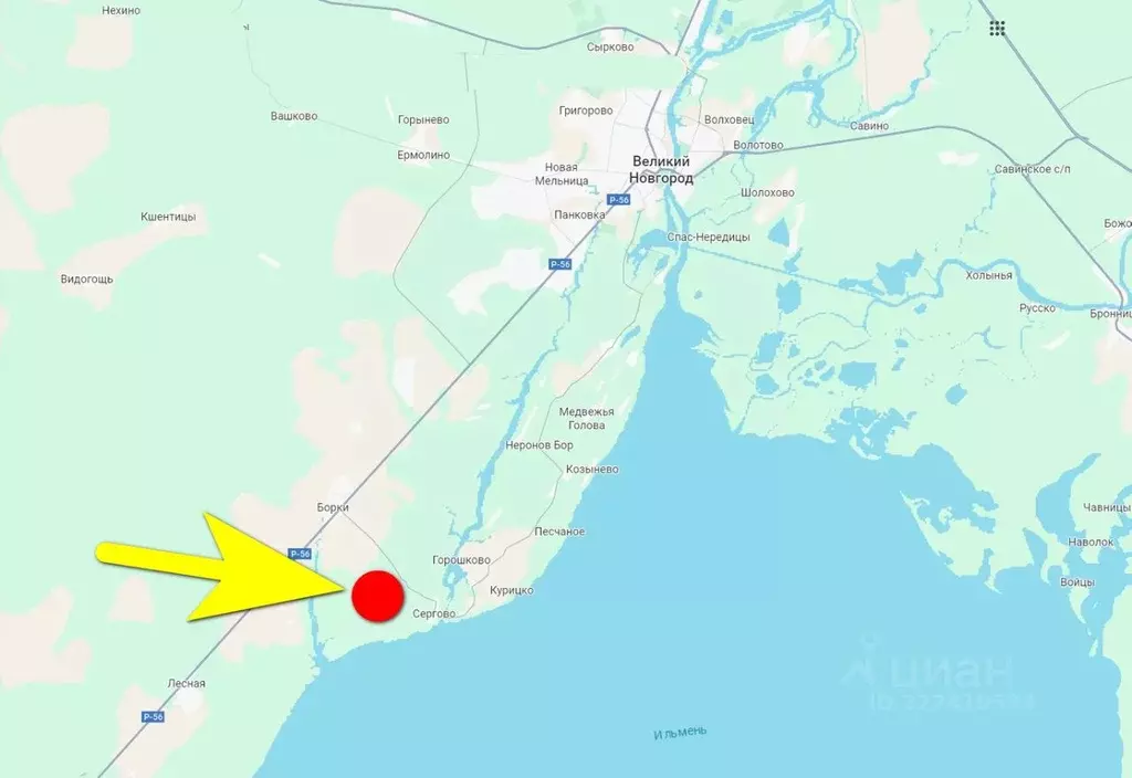 Участок в Новгородская область, Новгородский район, Борковское с/пос, ... - Фото 2