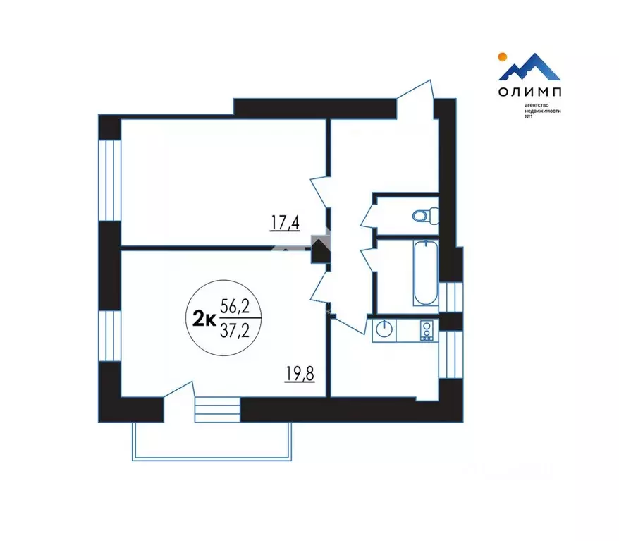 2-к кв. Ярославская область, Тутаевский муниципальный округ, ... - Фото 2