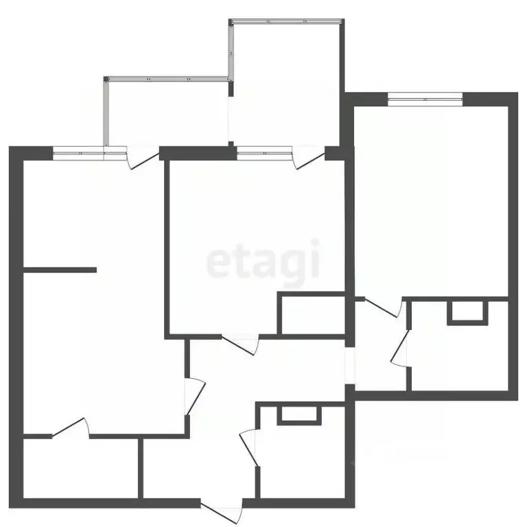 2-к кв. Ленинградская область, Всеволожск Южный мкр, ул. Центральная, ... - Фото 2