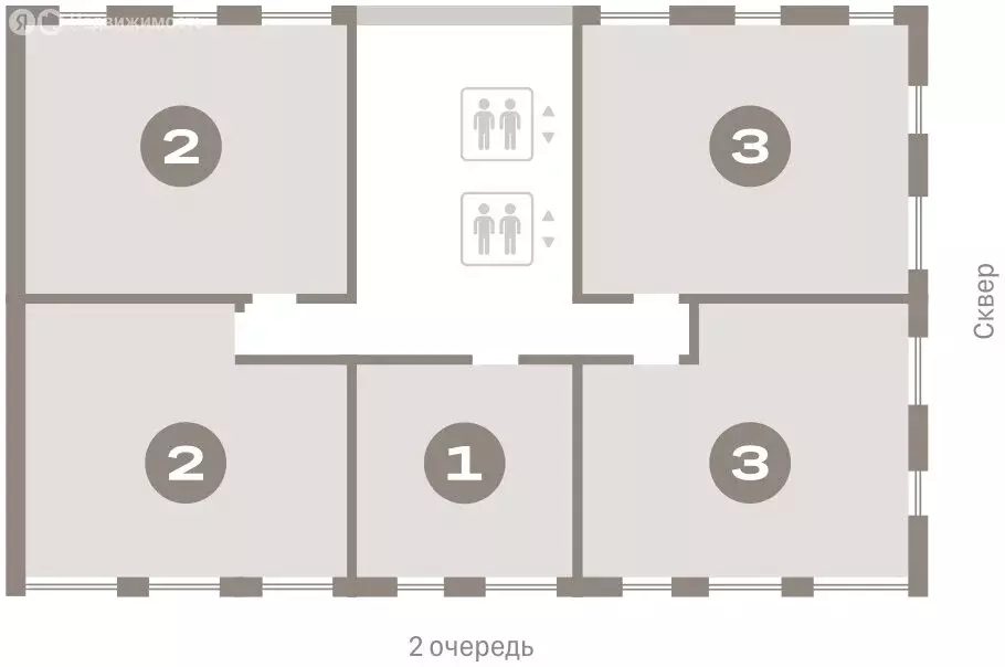 2-комнатная квартира: Новосибирск, улица Аэропорт (78.16 м) - Фото 1