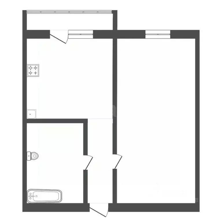 1-к кв. Амурская область, Благовещенский район, с. Чигири Чигиринская ... - Фото 2