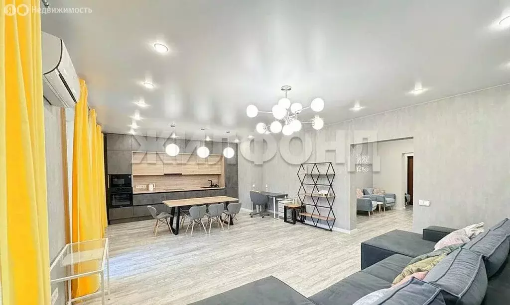 3-комнатная квартира: Новосибирск, улица Залесского, 2/3 (117.6 м) - Фото 1